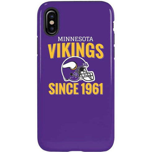 NFL Minnesota Vikings Helmet iPhone X Pro Case