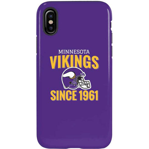 NFL Minnesota Vikings Helmet iPhone XS Pro Case
