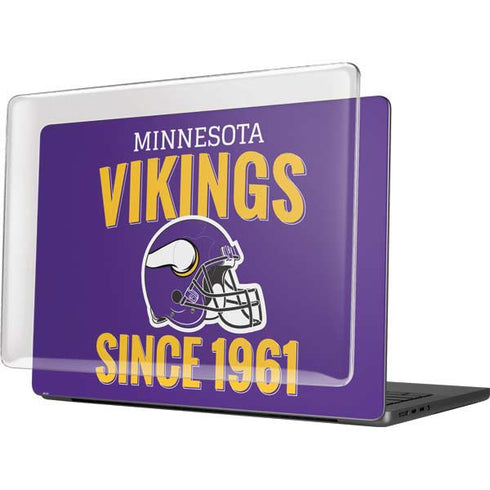 NFL Minnesota Vikings Helmet MacBook Pro 14in (2021-24) Case plus Skin