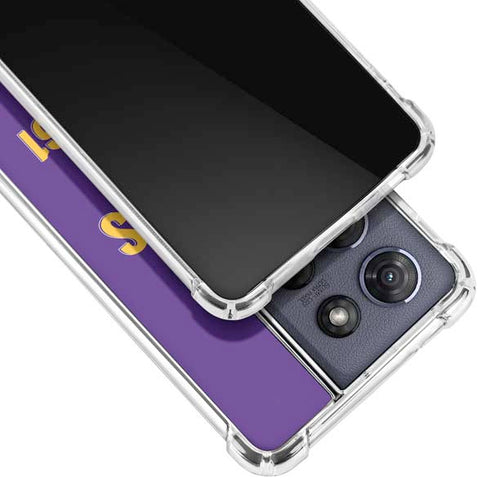 NFL Minnesota Vikings Helmet Moto G Stylus 5G (2025) Clear Case