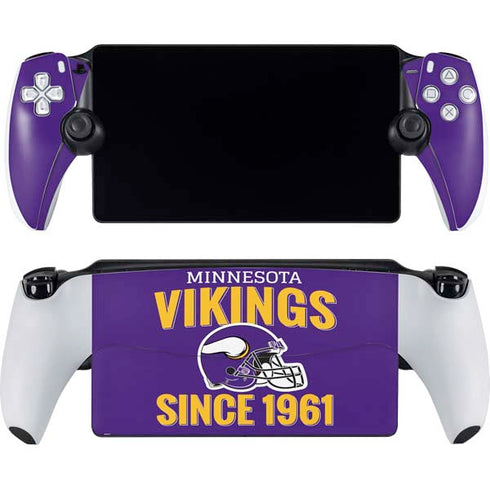 NFL Minnesota Vikings Helmet PlayStation Portal Remote Player Skin