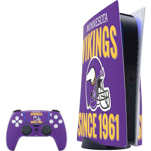 NFL Minnesota Vikings Helmet PlayStation PS5 Skins