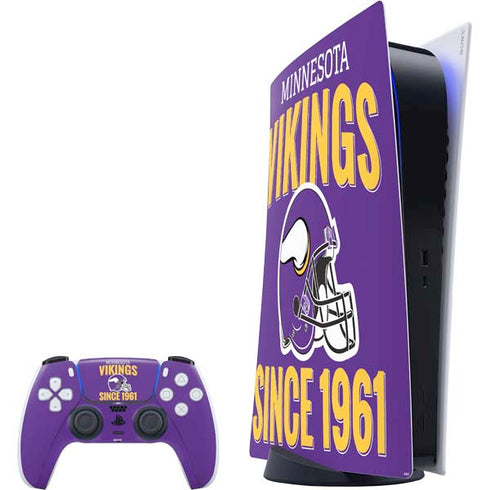 NFL Minnesota Vikings Helmet PlayStation PS5 Skins