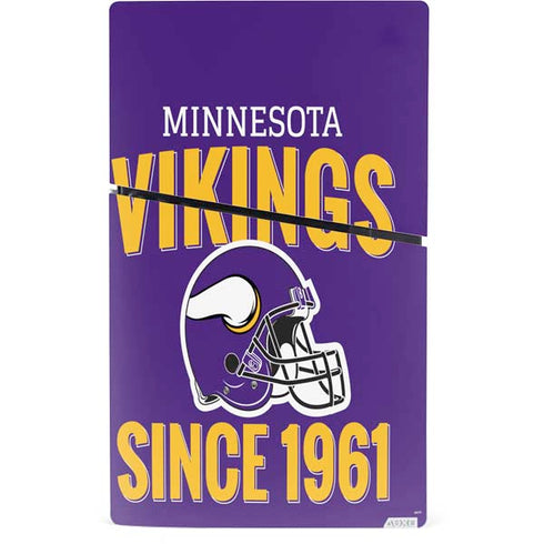 NFL Minnesota Vikings Helmet PS5 Slim Digital Edition Console Skin