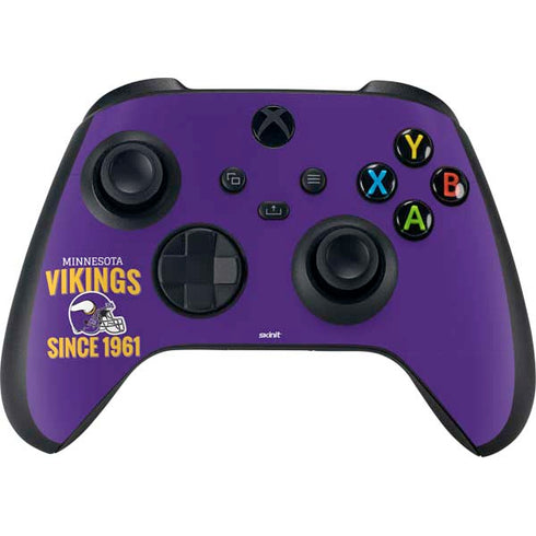 NFL Minnesota Vikings Helmet Xbox Series X Controller Skin