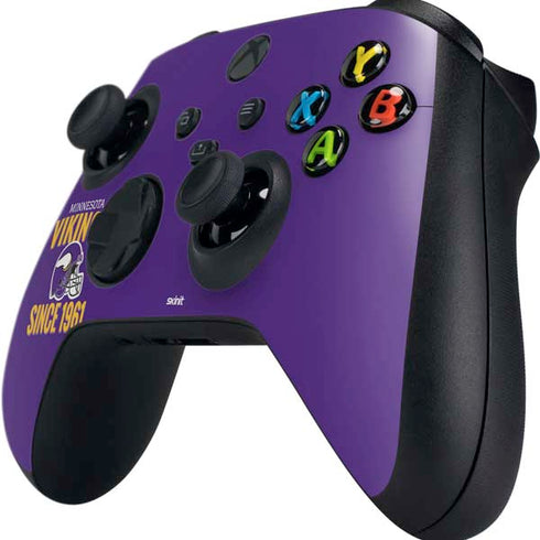 NFL Minnesota Vikings Helmet Xbox Series X Controller Skin