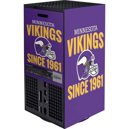 NFL Minnesota Vikings Helmet XBox Series X Digital Edition Bundle Skin