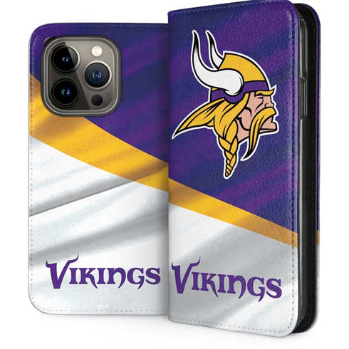 NFL Minnesota Vikings iPhone 13 Pro Folio Case