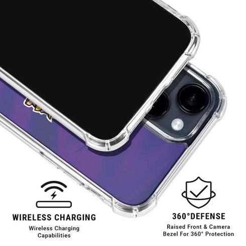 NFL Minnesota Vikings iPhone 15 Clear Case