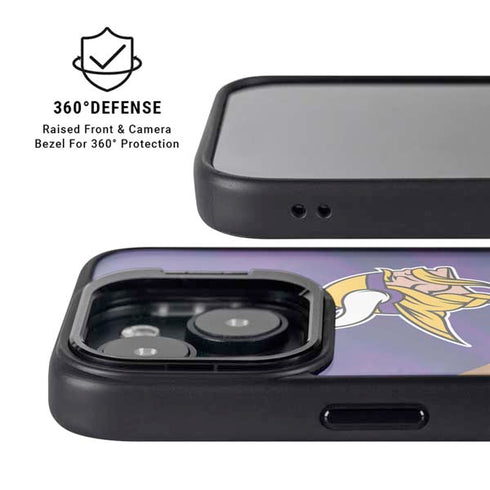 NFL Minnesota Vikings iPhone 15 Kickstand Case