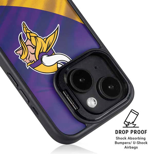 NFL Minnesota Vikings iPhone 15 Kickstand Case