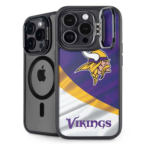 NFL Minnesota Vikings iPhone 15 Pro Max Kickstand Case