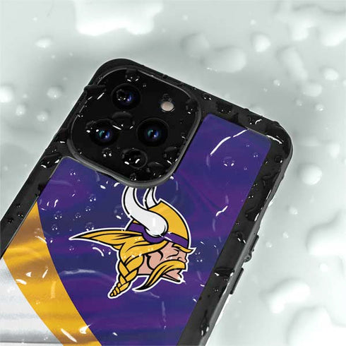 NFL Minnesota Vikings iPhone 15 Pro Waterproof Case