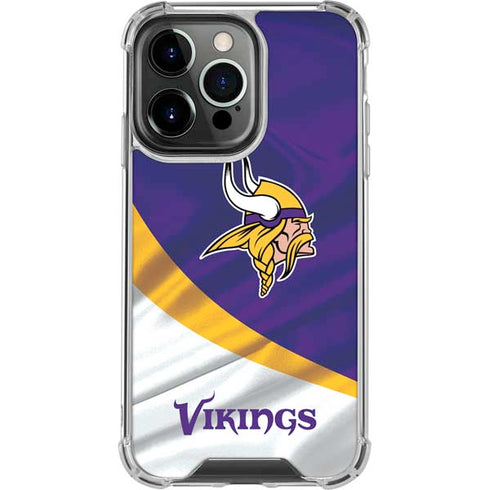 NFL Minnesota Vikings iPhone 16 Pro Clear Case