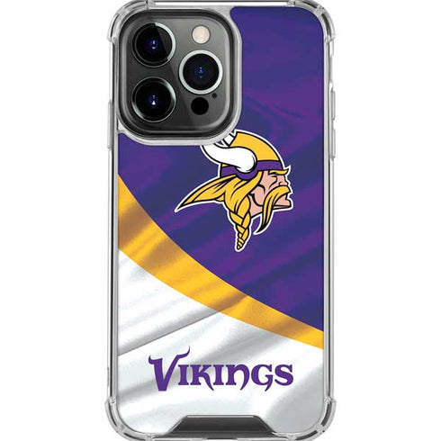 NFL Minnesota Vikings iPhone 16 Pro Max Clear Case