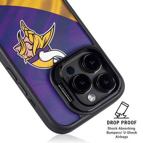 NFL Minnesota Vikings iPhone 16 Pro Max Kickstand Case