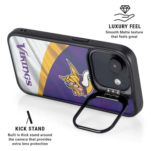 NFL Minnesota Vikings iPhone 16e Kickstand Case