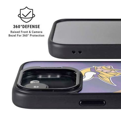 NFL Minnesota Vikings iPhone 16e Kickstand Case