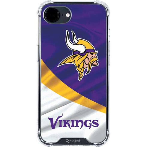 NFL Minnesota Vikings iPhone 16e Clear Case
