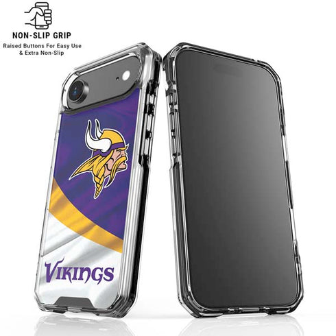 NFL Minnesota Vikings iPhone 17 Air Clear Case