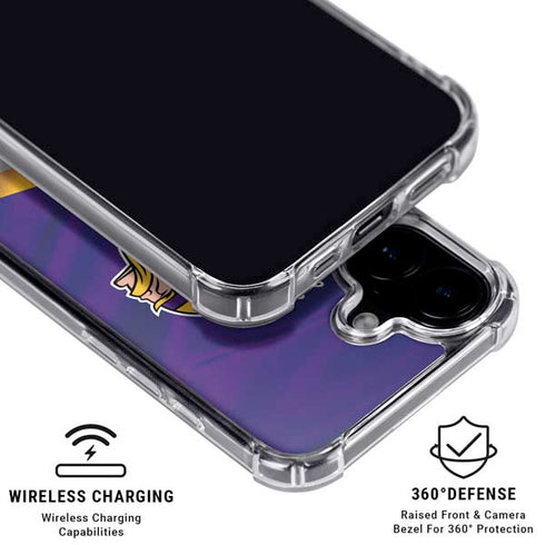 NFL Minnesota Vikings iPhone 17 Clear Case
