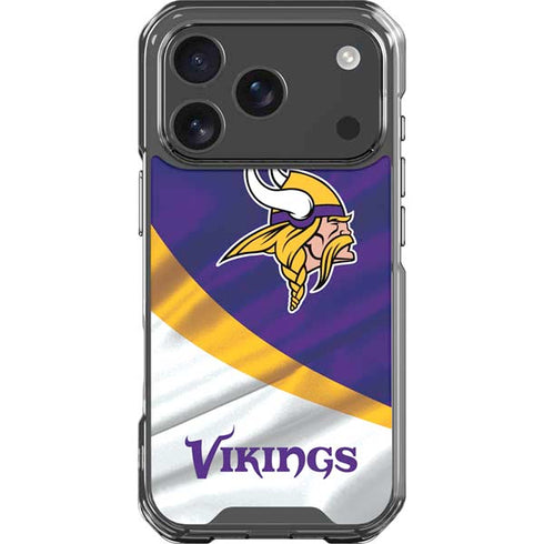NFL Minnesota Vikings iPhone 17 Pro Clear Case