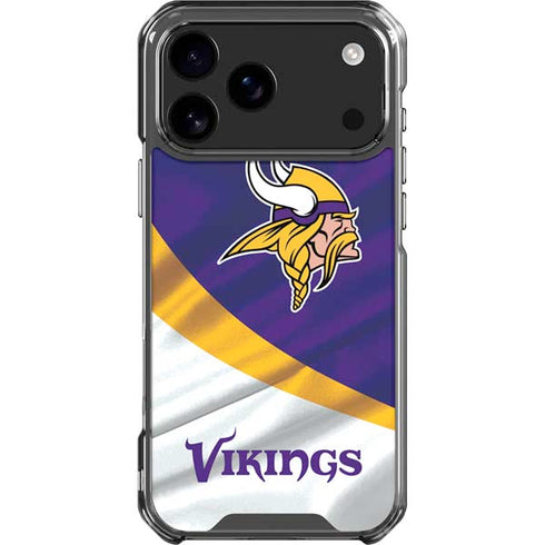 NFL Minnesota Vikings iPhone 17 Pro Max Clear Case