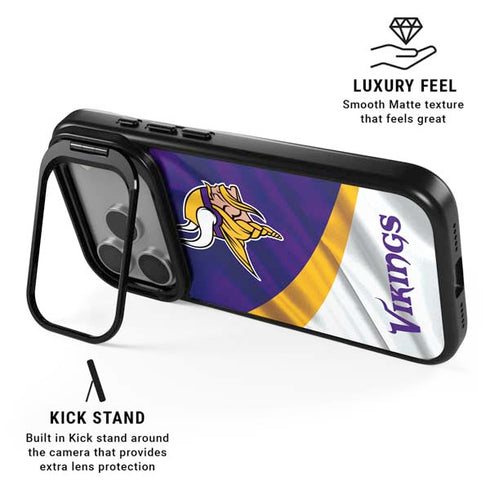 NFL Minnesota Vikings iPhone 17 Pro Max Kickstand Case