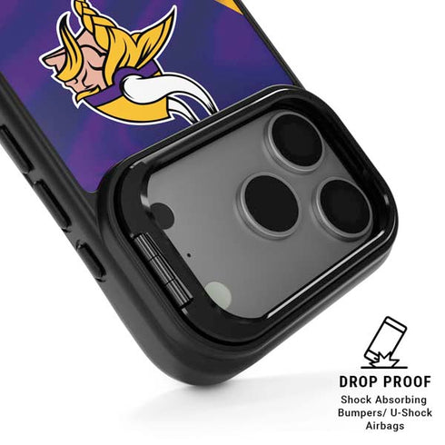 NFL Minnesota Vikings iPhone 17 Pro Max Kickstand Case