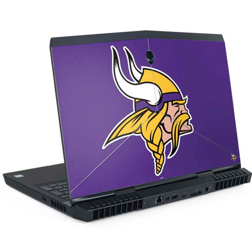 NFL Minnesota Vikings Large Logo Dell Alienware Skin