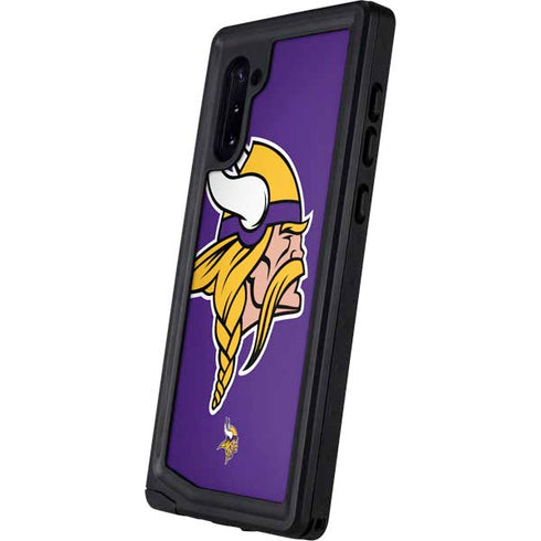 NFL Minnesota Vikings Large Logo Galaxy Note 10 Waterproof Case