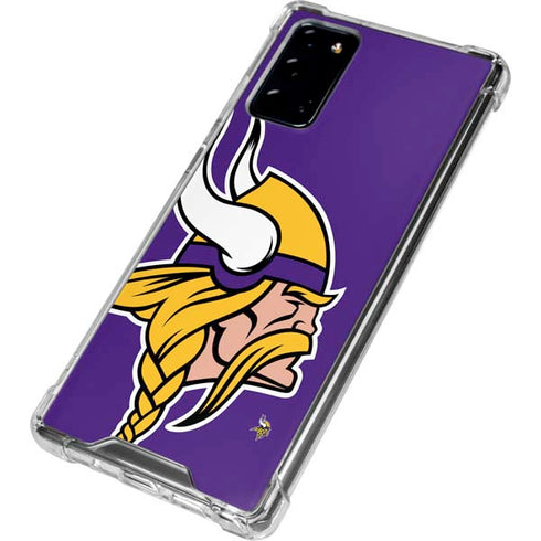 NFL Minnesota Vikings Large Logo Galaxy Note20 5G Clear Case