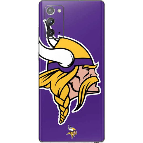 NFL Minnesota Vikings Large Logo Galaxy Note20 5G Skin