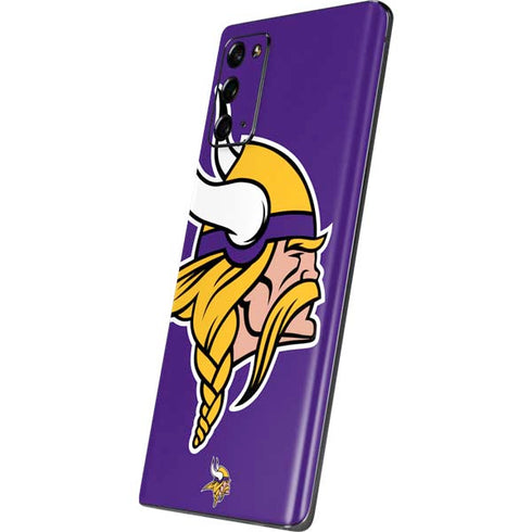 NFL Minnesota Vikings Large Logo Galaxy Note20 5G Skin