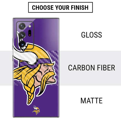 NFL Minnesota Vikings Large Logo Galaxy Note20 Ultra 5G Skin
