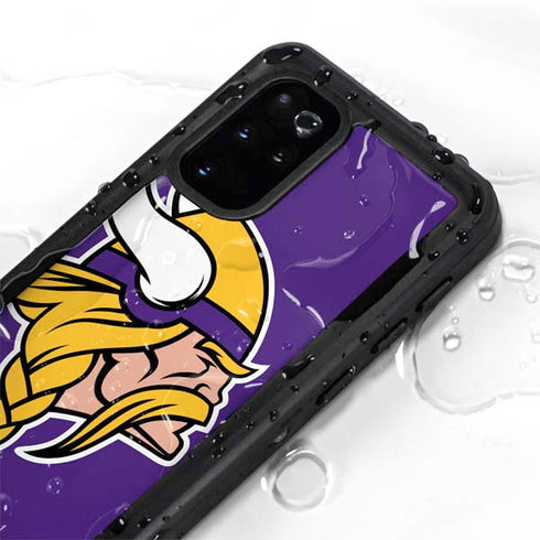 NFL Minnesota Vikings Large Logo Galaxy S20 Plus Waterproof Case