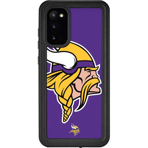 NFL Minnesota Vikings Large Logo Galaxy S20 Waterproof Case