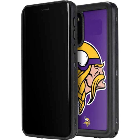 NFL Minnesota Vikings Large Logo Galaxy S20 Waterproof Case