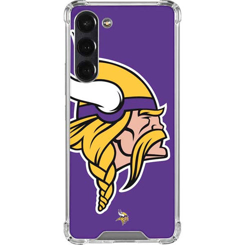 NFL Minnesota Vikings Large Logo Galaxy S24 FE Clear Case