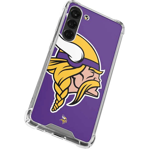 NFL Minnesota Vikings Large Logo Galaxy S24 FE Clear Case