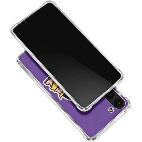NFL Minnesota Vikings Large Logo Galaxy S24 FE Clear Case