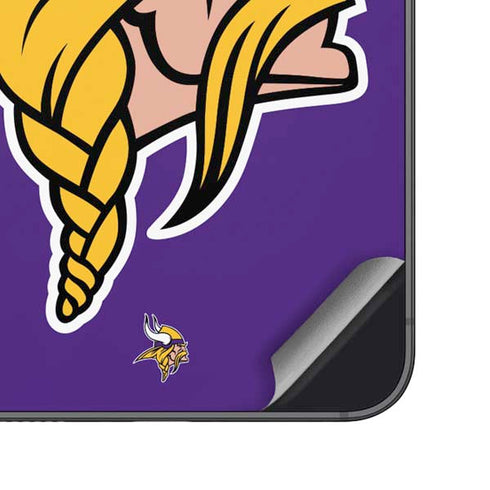 NFL Minnesota Vikings Large Logo Galaxy S25 Skin