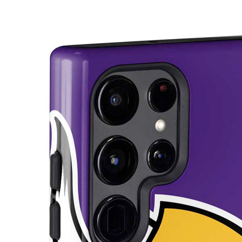 NFL Minnesota Vikings Large Logo Galaxy S25 Ultra Impact Case