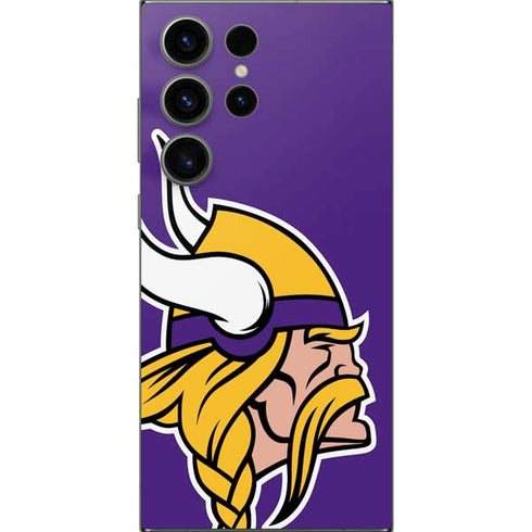NFL Minnesota Vikings Large Logo Galaxy S24 Ultra Skin