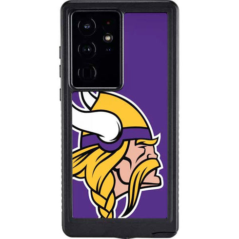 NFL Minnesota Vikings Large Logo Galaxy S24 Ultra Waterproof Case