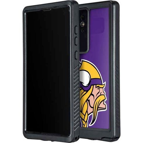 NFL Minnesota Vikings Large Logo Galaxy S24 Ultra Waterproof Case