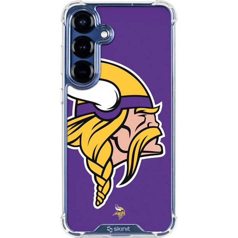 NFL Minnesota Vikings Large Logo Galaxy S25 Plus Clear Case