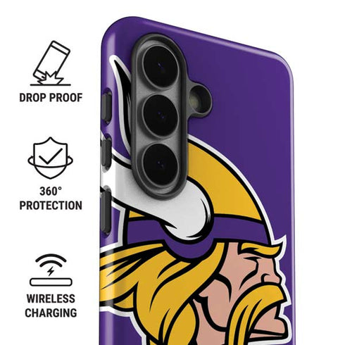 NFL Minnesota Vikings Large Logo Galaxy S26 Plus Impact Case