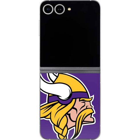 NFL Minnesota Vikings Large Logo Galaxy Z Flip6 Skin