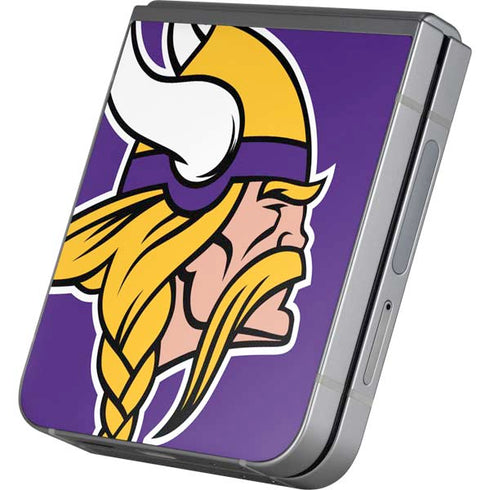 NFL Minnesota Vikings Large Logo Galaxy Z Flip6 Skin